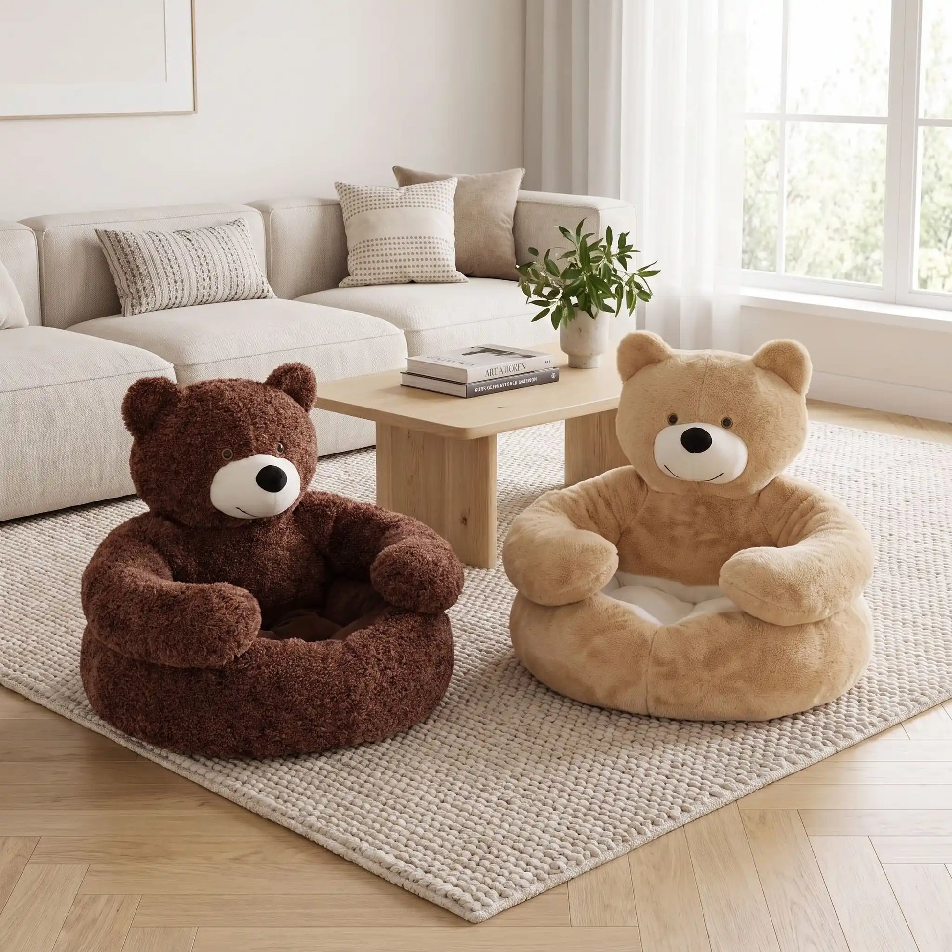 coussin pour chat nounours presentation des deux variantes