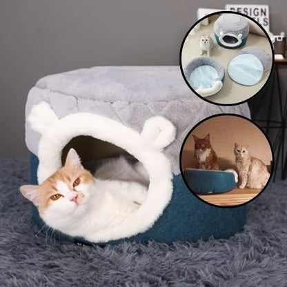 MAISON A CHAT version niche avec chat dedans et vignettes de demo