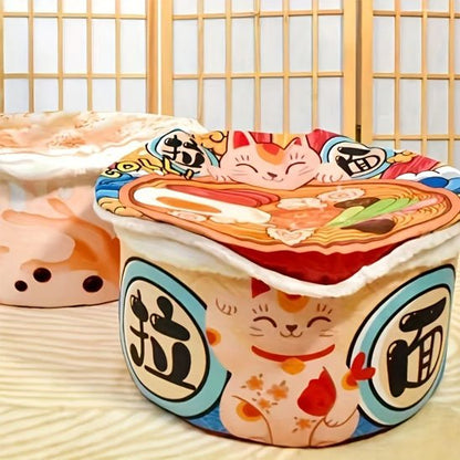 Maison pour chat forme de bol nouilles chinoises