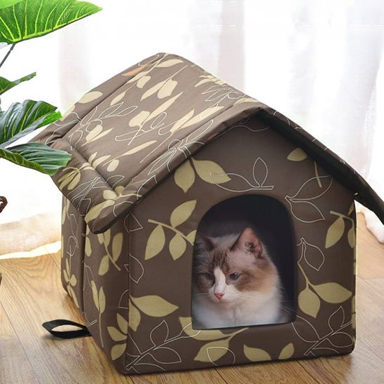 Niche exterieur chat animal dedans