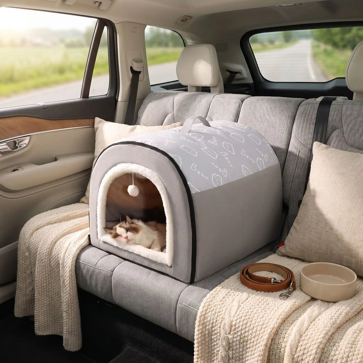 panier chat confortable et pratique a transporter