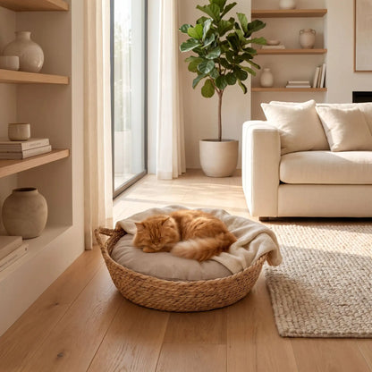 panier osier pour chat | Panier campagne