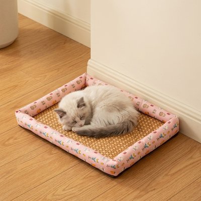 Tapis rafraichissant Chat avec chat couche sur le petit modele